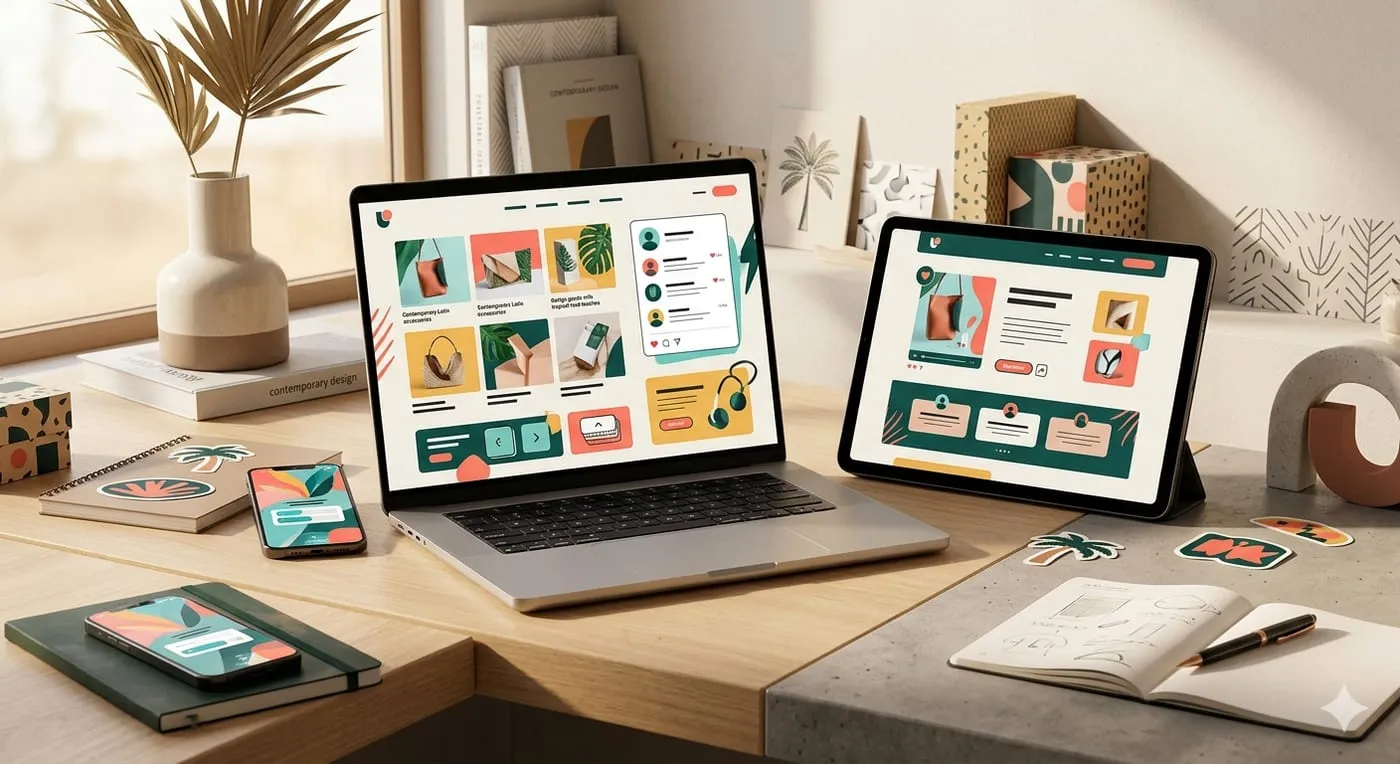 Presencia digital como sistema: contenido y campañas en varios dispositivos
